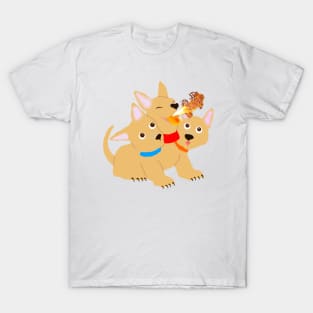 puppy baby CERBERUS guardian of Hades CUTE fire breathing T-Shirt